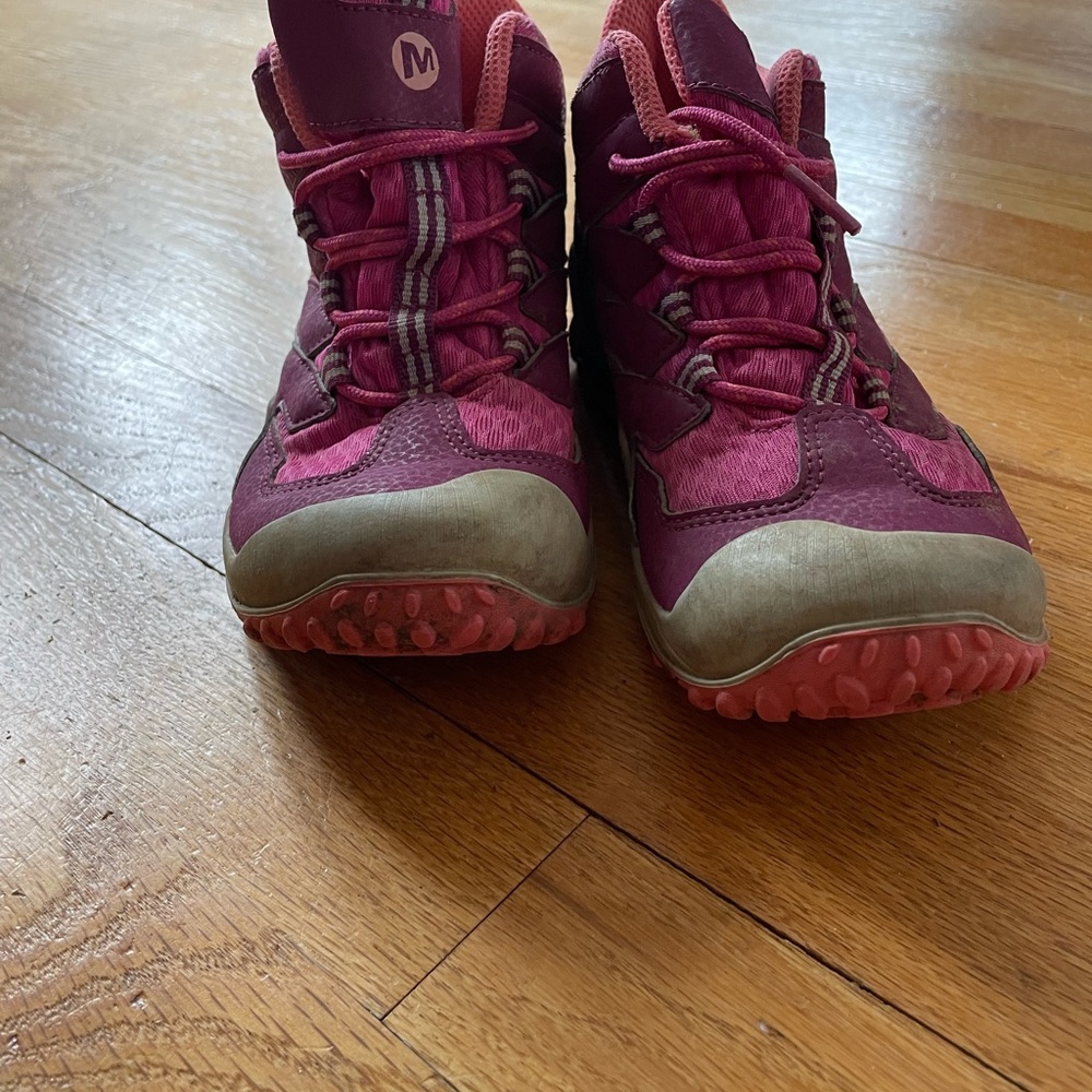 Merrell Girls Pink Hiking Shoes